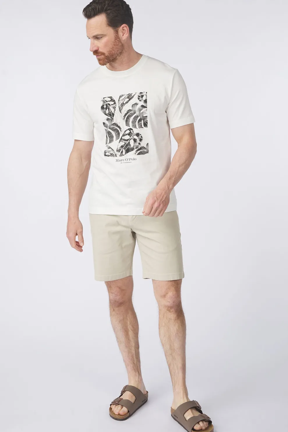New Marc O'Polo T-Shirt 524201251246 Egg White