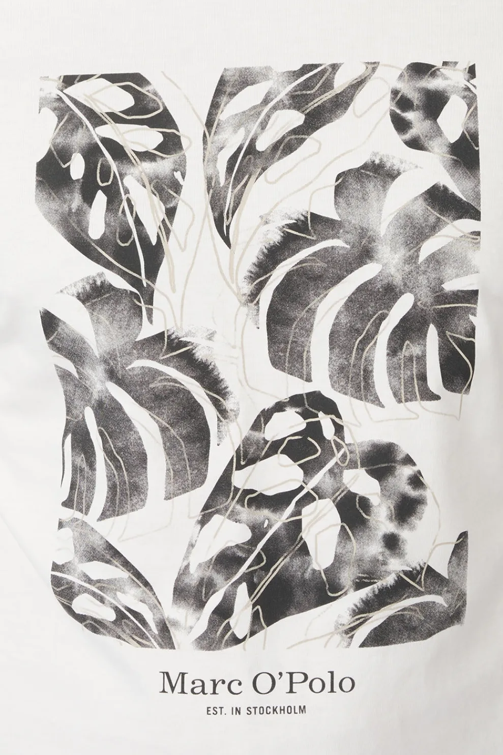 New Marc O'Polo T-Shirt 524201251246 Egg White