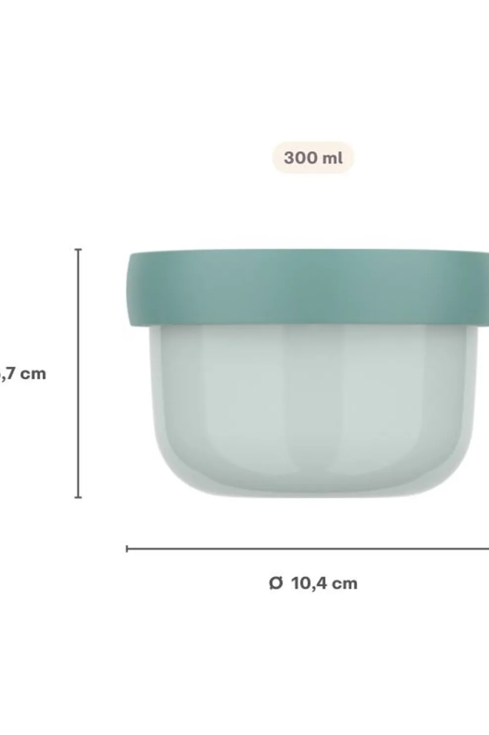 Lunchbox Fruitbox Campus 300Ml-Mepal Hot