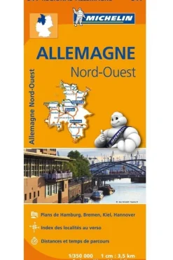 Duitsland Noord-West 541 mich (r) Schleswig/Hamburg/Nieders.-Michelin Fashion