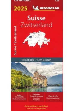 New Michelin Kaart Zwitserland 2021 729 Mich (R) 2025