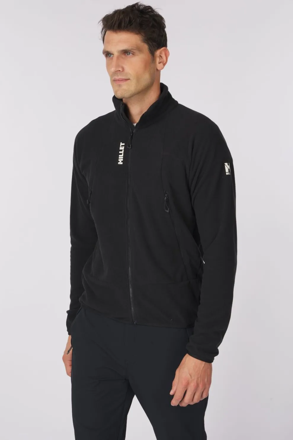 Clearance Millet Fleece K Lightgrid Black -Noir