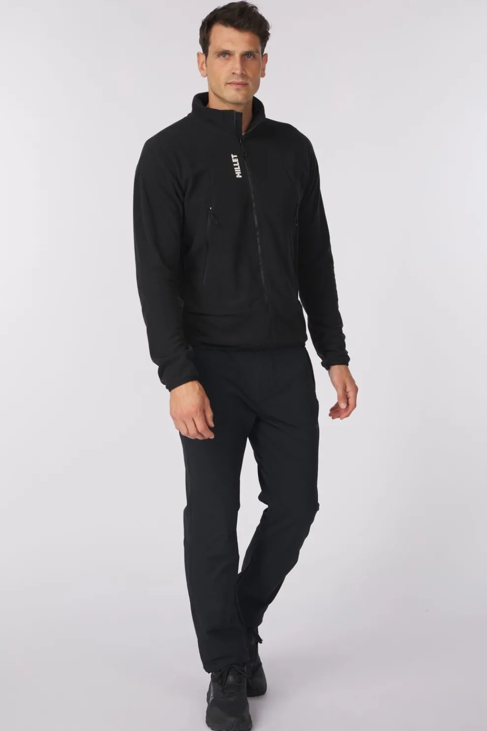Clearance Millet Fleece K Lightgrid Black -Noir
