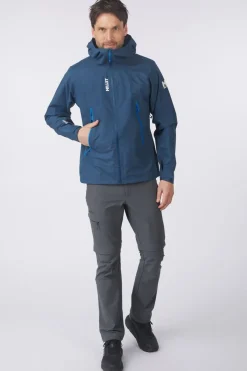 Online Millet Regenjas Seneca 3L Gore-Tex Dark Denim