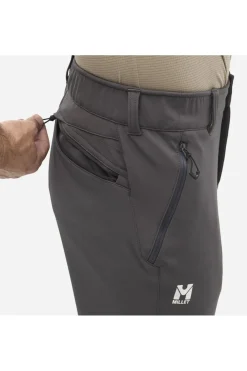 Clearance Millet Softshell Broek Lapiaz Softshell Pant Dark Grey/Black