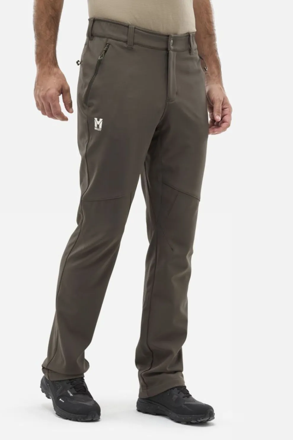 Hot Millet Softshell Broek Lapiaz Softshell Pant dark khaki