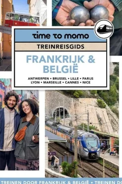 Boek Frankrijk & België Treinreisgids-Momedia Fashion
