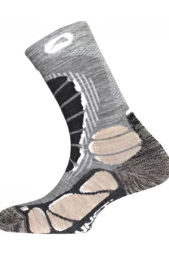 Best Monnet Kous Pro Wool X-Light Sand Brown/Dark Grey Marle