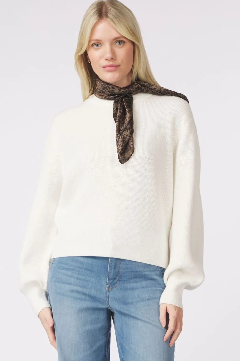 Fashion MSCH Copenhagen Trui Mschcelya Rachelle Light Blue/Denim / Jeans