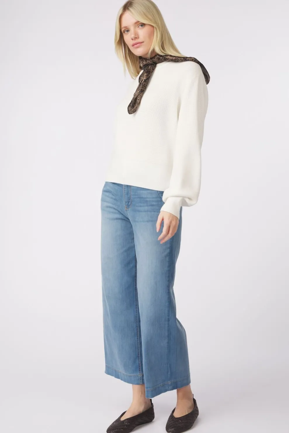 Fashion MSCH Copenhagen Trui Mschcelya Rachelle Light Blue/Denim / Jeans