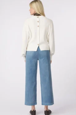 Fashion MSCH Copenhagen Trui Mschcelya Rachelle Light Blue/Denim / Jeans