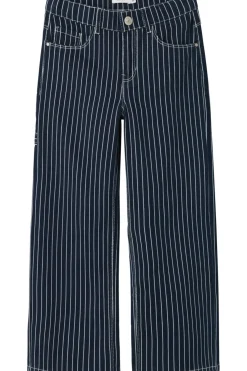 Clearance Name It Broek Nkfrose Wide Twill Stripe 6466-Td T Navy Blazer