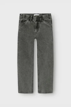 New Name It Jeans Nkmryan Straight 4525 Medium Grey Denim