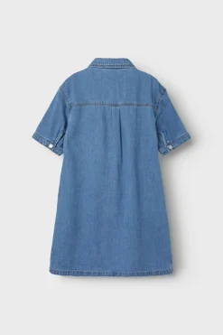 Best Name It Jurk Nkfjannet 8157-Ov D Medium Blue Denim