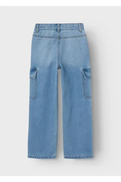 Fashion Name It Nkfrose Hw Cargo 6190 Light Blue Denim