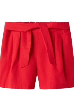 Fashion Name It Short Nkffalinnens Chinese Red