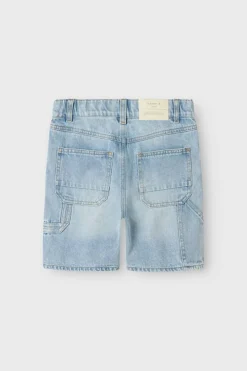 Discount Name It Short Nkmryan St 4525-Im F Light Blue Denim