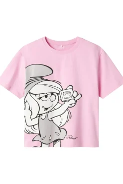 T-Shirt Nkffleur Smurfs Box-Name It New