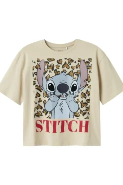 Sale Name It T-Shirt Nkfjixi Stitch Ss Rlx Top Box Peyote