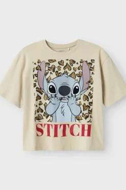 Sale Name It T-Shirt Nkfjixi Stitch Ss Rlx Top Box Peyote