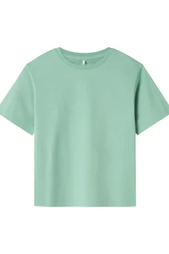 New Name It T-Shirt Nkmvobbo Creme De Menthe