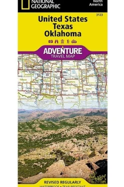 USA Texas & Oklahoma adv. ng r/v (r) wp-National Geographic Sale