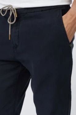 Broek Pants With Linen Garment Dyed-No Excess New