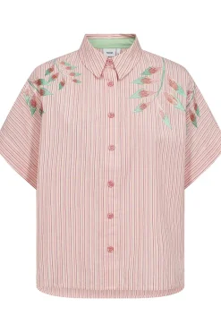 Hot Numph Hemd Ulla Light Blue Bleach