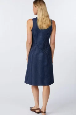 Sale Numph Jurk Vibeke Medium Blue Denim