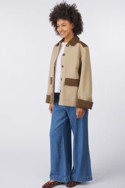 New Numph Trenchcoat Emmi Tiger´S Eye