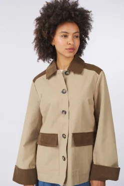 New Numph Trenchcoat Emmi Tiger´S Eye