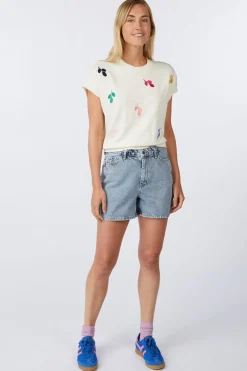 Best Numph Trui Chilla Light Blue Bleach