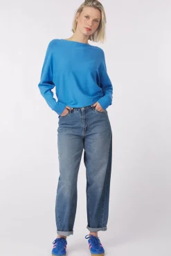 Discount Numph Trui Daya Medium Blue Denim