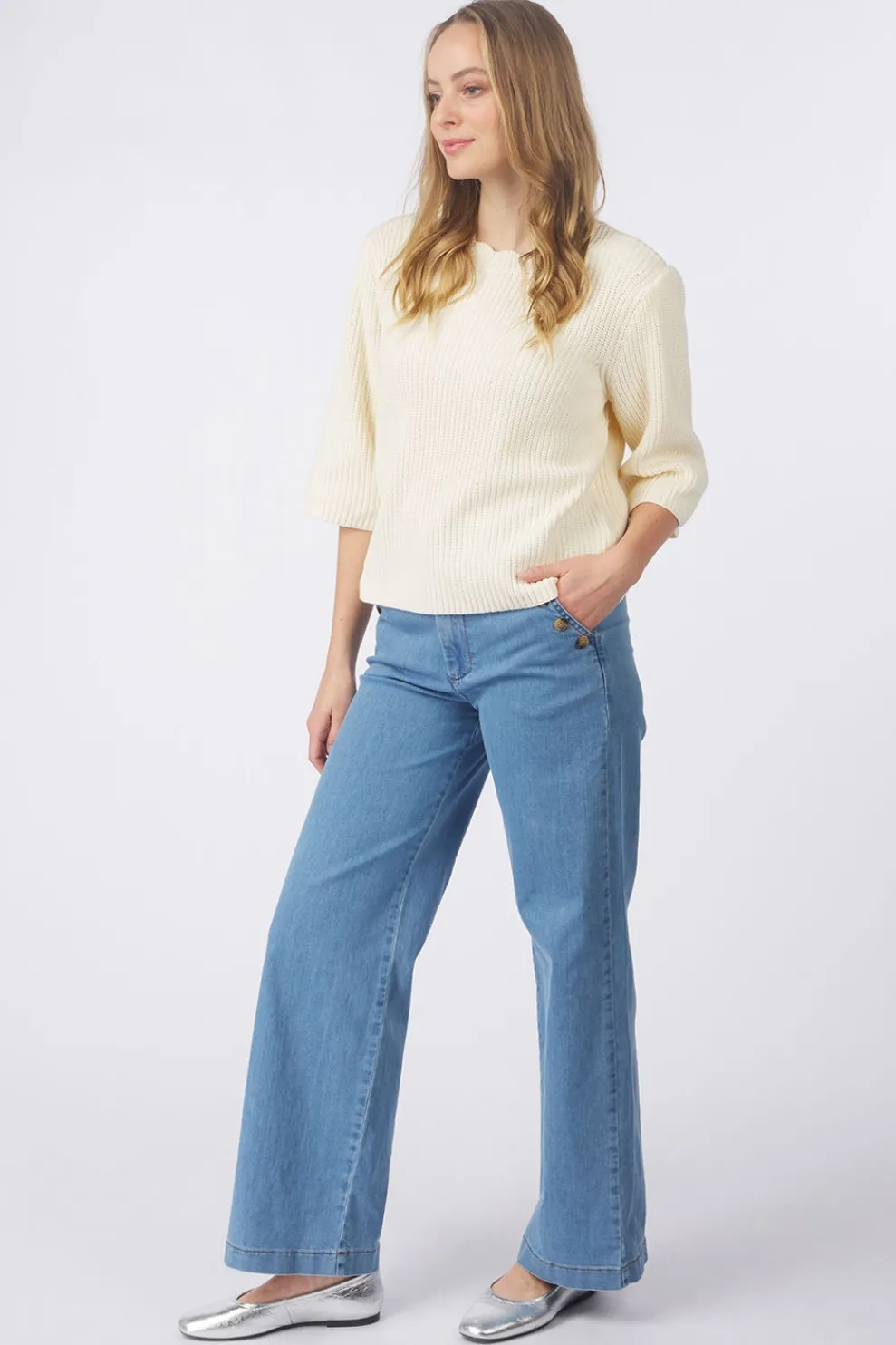 Fashion Numph Trui Marley Light Denim Blue 1