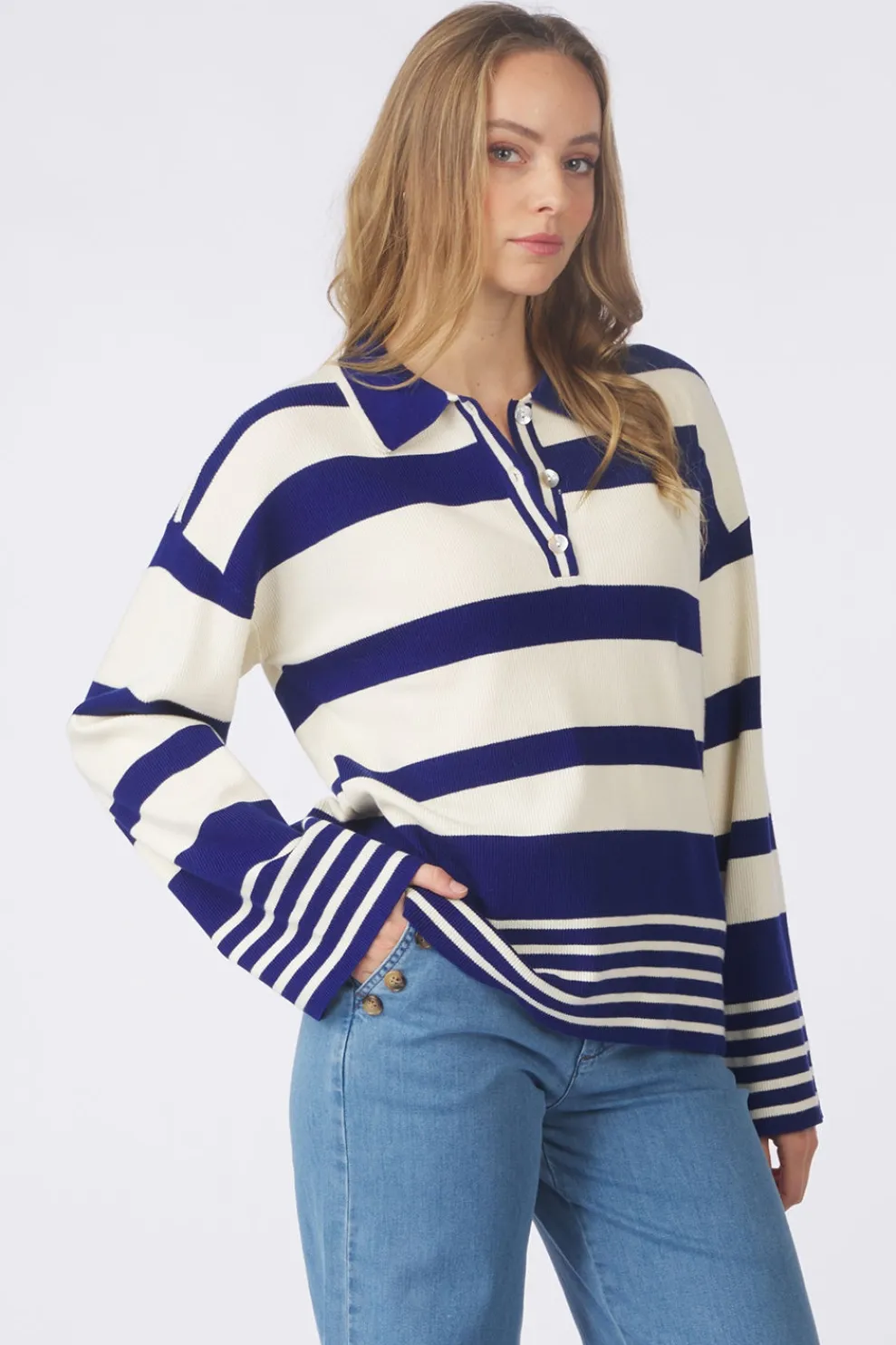 Trui Monique Two Stripe-Numph Best