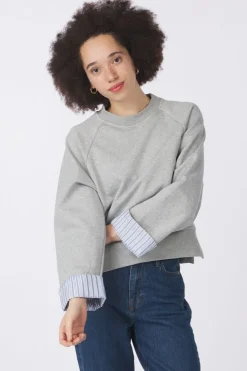 Fashion Numph Trui Zari Grey Morn