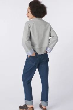 Fashion Numph Trui Zari Grey Morn