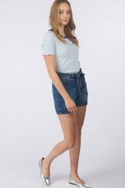 Outlet Numph T-Shirt Lira Medium Blue Denim