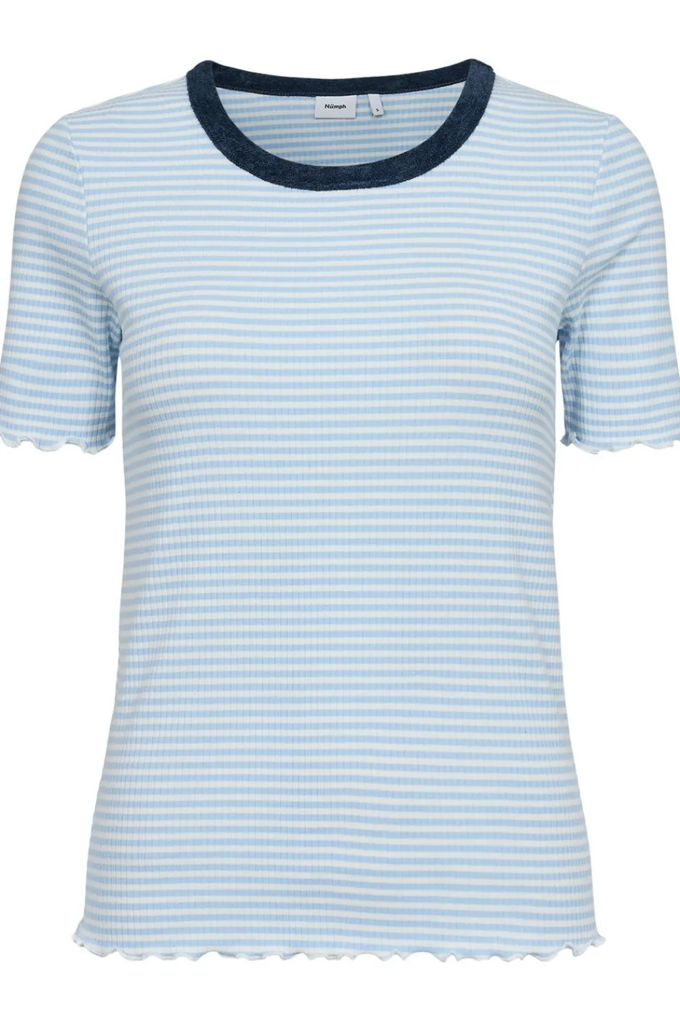 Outlet Numph T-Shirt Lira Medium Blue Denim