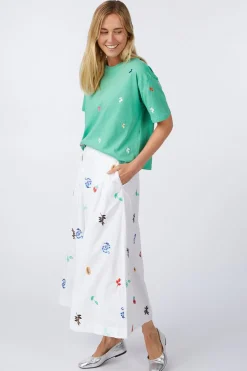 Hot Numph T-Shirt Mirello Boxy Bright White