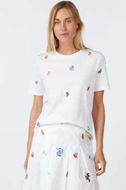 Best Numph T-Shirt Zoey Bright White