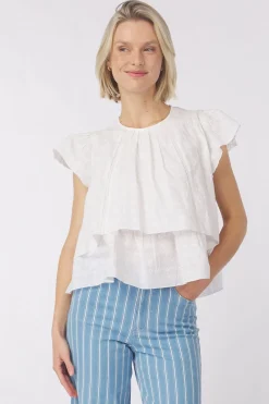 Online Object Blouse Bia Light Blue Denim