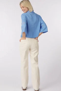 Online Object Jeans Sava Ellen Straight Cornflower Blue