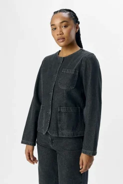 Outlet Object Jeansvest Drew Fair Light Grey Denim