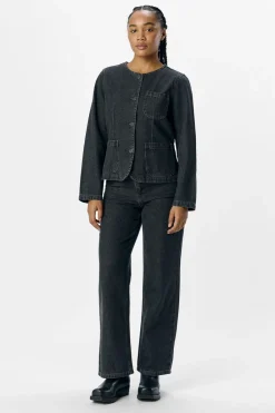 Outlet Object Jeansvest Drew Fair Light Grey Denim