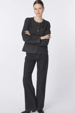 Outlet Object Jeansvest Drew Fair Light Grey Denim