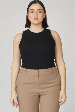 Clearance Object Top jamie Sl Nos Camel Detail:Melange