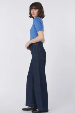 Hot Object Trui Noelle Dark Blue Denim