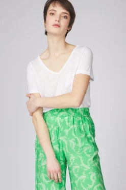 Clearance Object T-Shirt Tessi Slub white