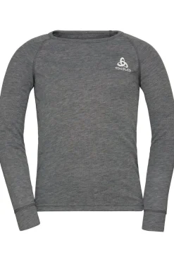 Online Odlo Bl Top Crew Neck L/S Active Warm Eco Kids odlo steel grey melange